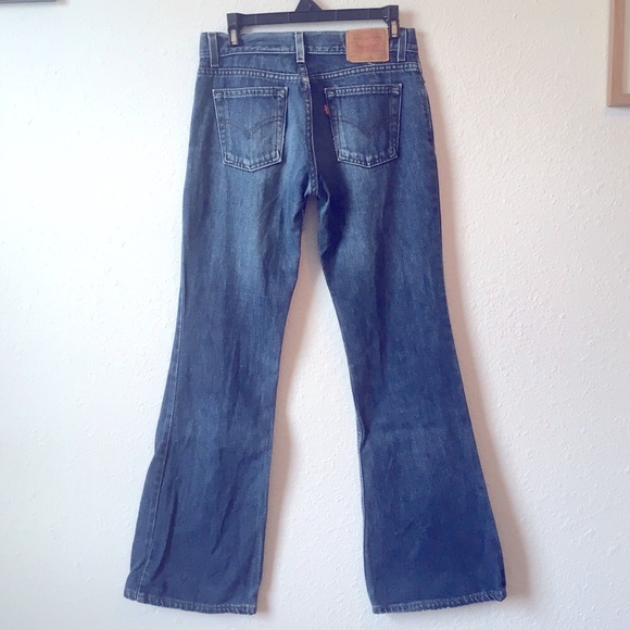 Vintage Flared jeans Levi's 514 Super Low Flared Leg sz 5 Jr M 28" low waist - Picture 4 of 11